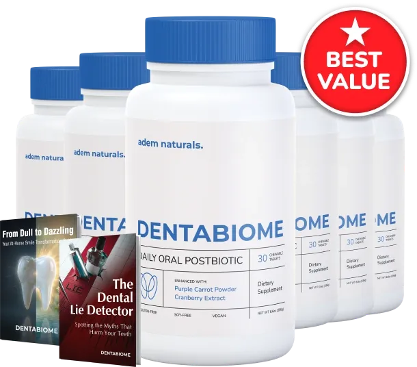 DentaBiome 6 Bottle 180 Day Supply Best Value